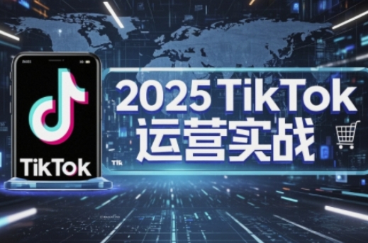 2025TikTok电商运营，掌握TikTok店铺运营核心技巧，实现低成本高转化-数梦链网络