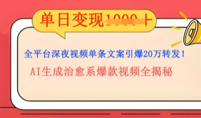 全平台深夜文案新风口：DeepSeek生成百万播放量金句，治愈系内容涨粉速度快4倍-数梦链网络