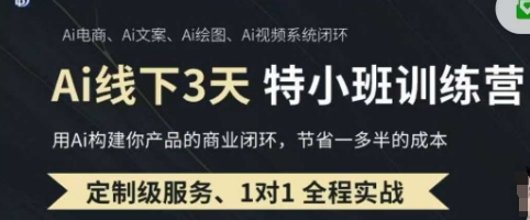 AI实操培训第20-21期线下，0基础保姆级教程，3月最新整理，企业获客、降本增效、打造超级个体-数梦链网络